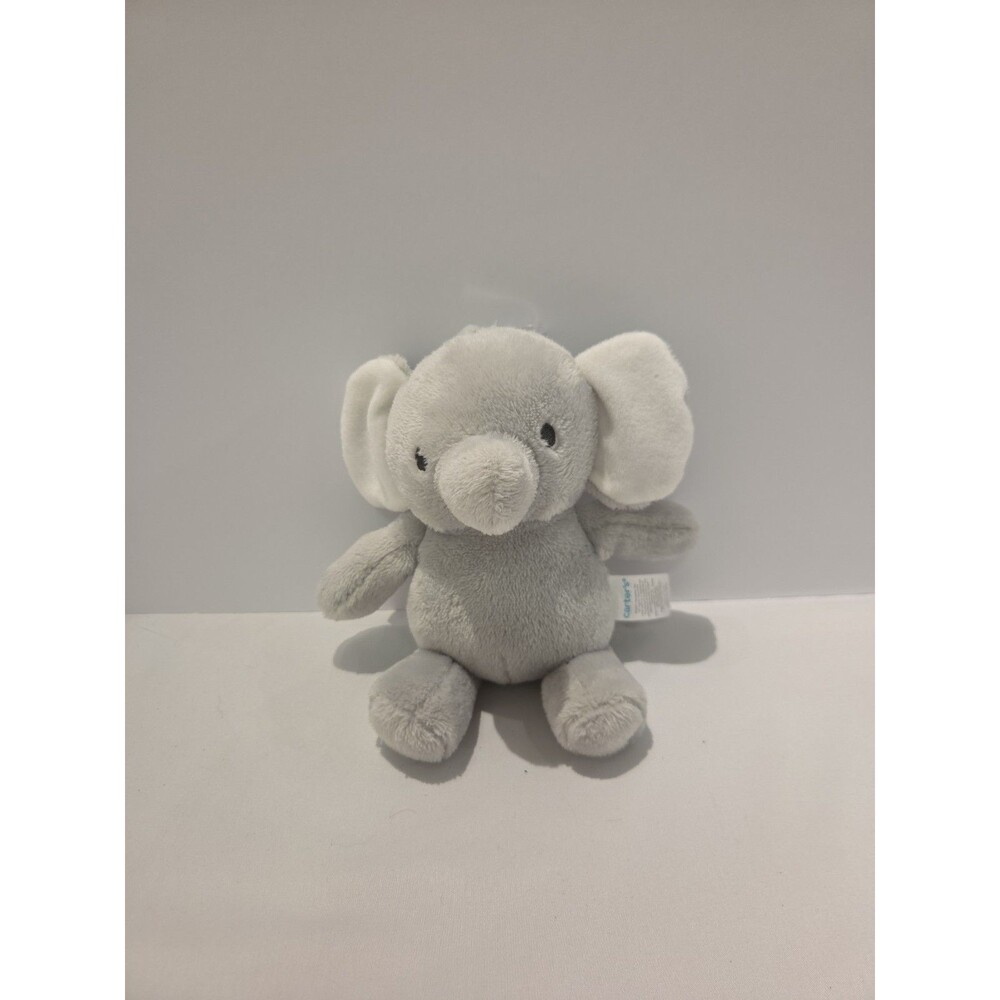 Carters Plush Gray Elephant Toy #68091 Grey Boy Girl Stuffed Animal 2021